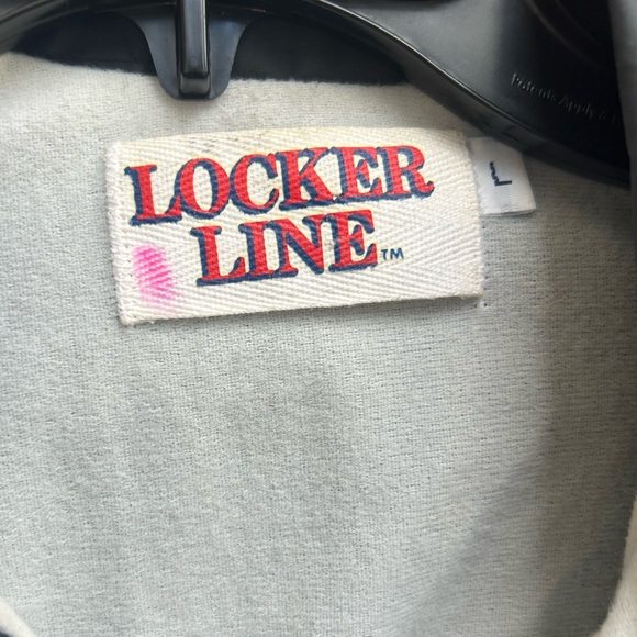 Vintage Locker Line LSU Tigers Embroidered Snap Down Black L Windbreaker Jacket - Picture 7 of 8